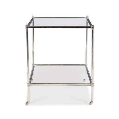 Maitland Smith Glass End Table