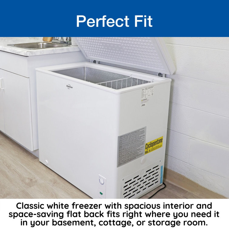 Koolatron 3.5-cu ft Manual Defrost Chest Freezer (White) ENERGY STAR in the Chest  Freezers department at