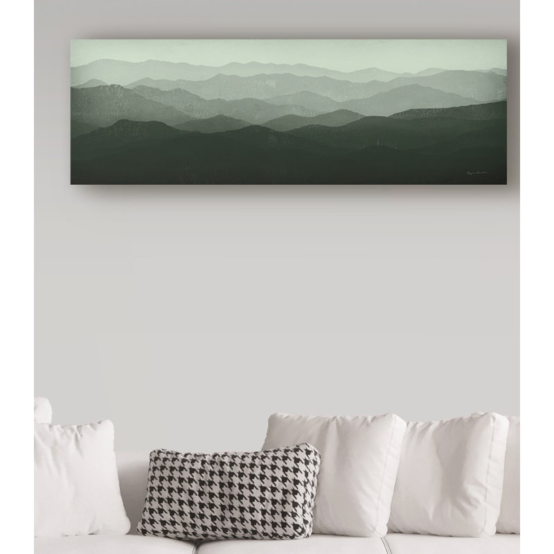 " Green Mountains Panorama " by Ryan Fowler, 6" H x 19" W x 2" D