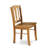 5-Piece Natural Oak Finish Solid Wood Top - Dining Room Set - Seats 4-1758599490
