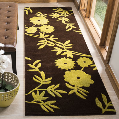 Avayah Soho Hand Tufted Wool And Viscose Floral Rug