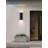 Integrated LED Modern Outdoor Wall Light Fixture, 19 Inch Dimmable Exterior Wall Sconce With Anti-Glare Backlight, 5CCT Selectable, IP65 Waterproof, 100-277V, ETL Listed, Pack Of 2