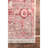 Traditional Medallion Distressed Performance Red Rug-36835036