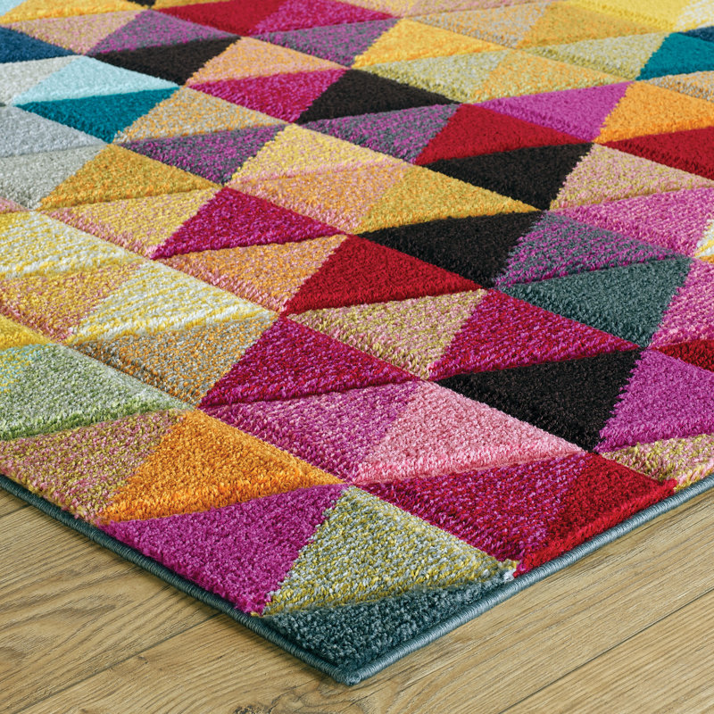 Windell Geometric Area Rug, Rectangle 120 x 170cm