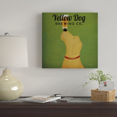 Yellow Dog Brewing Co Square' Graphic Art Print on Wrapped Canvas -  Winston Porter, 3F79D47329DD4115BB6267318D90F980