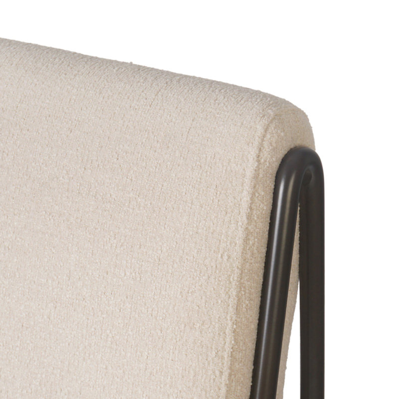 Decker Upholstered Dining Chair, Beige