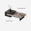 Table basse extensible en bois