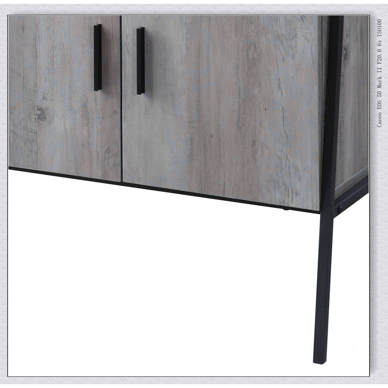 Samiya  Oak &  Finish TV Stand Stable support, multi-functional design