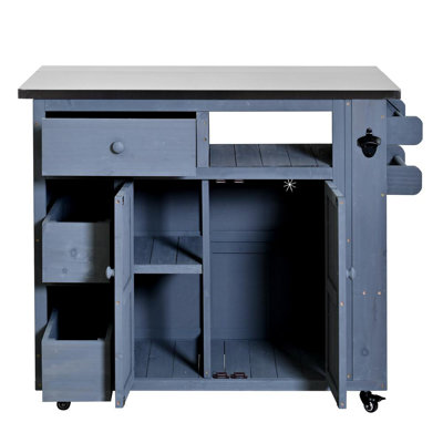 Premium Wooden BBQ Island