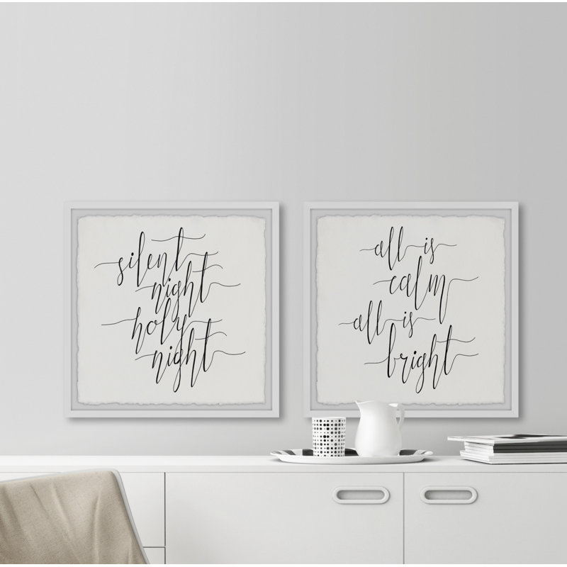 Childers All Is Calm - 2 Piece Single Picture Frame Print, 45cm H x 91cm W x 3.81cm D