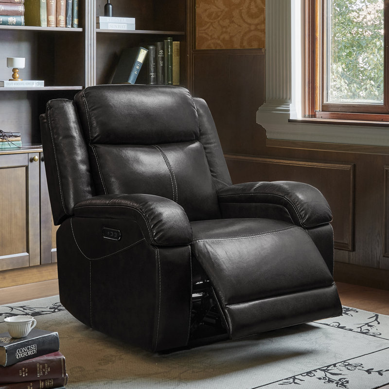 Fauteuil inclinable électrique Zachery, Noir