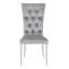Chaise d'appoint en velours capitonné Hastie-1750569073