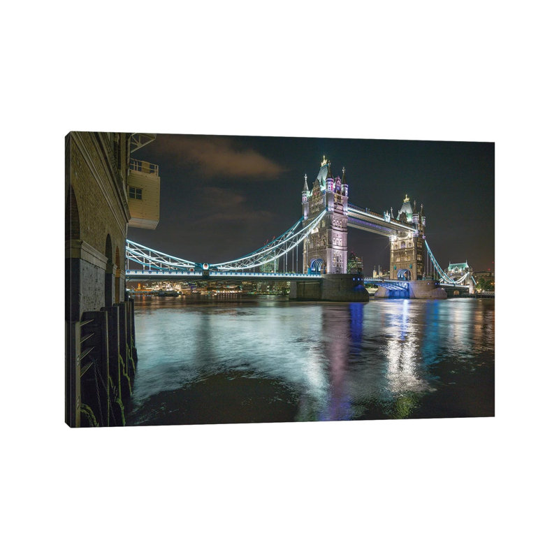 Tower Bridge, London 1 Piece Wrapped Canvas Wall Art, 30.48 cm H x 45.72 cm W
