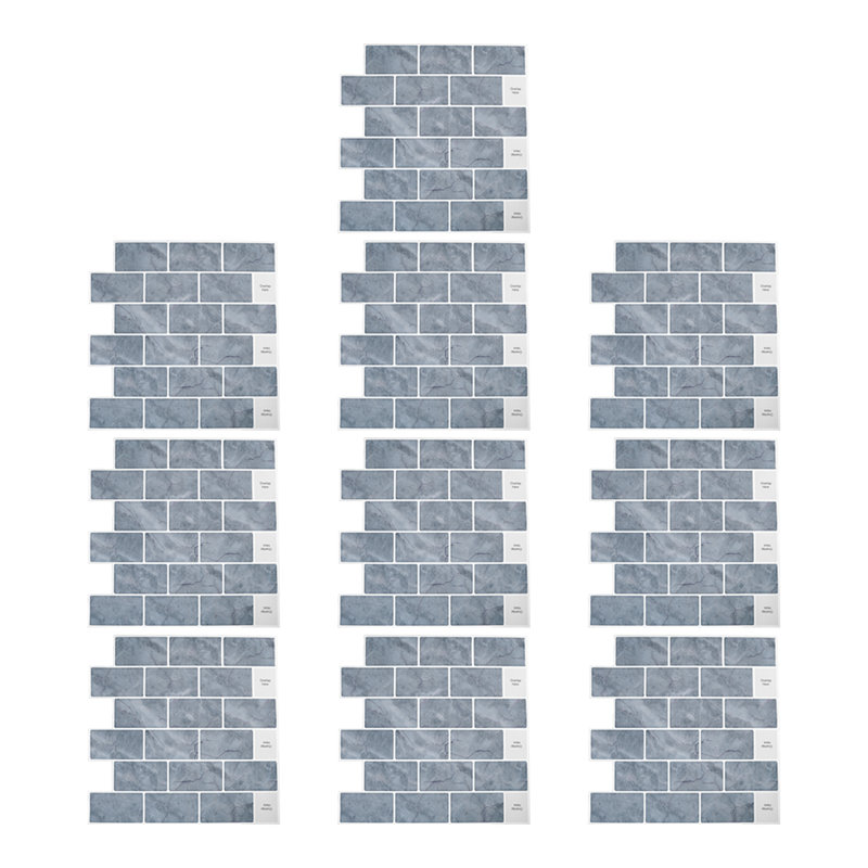 30cm x 30cm Wallpaper Tile, Blue Grey
