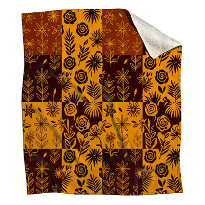 Couvertures à motif floral