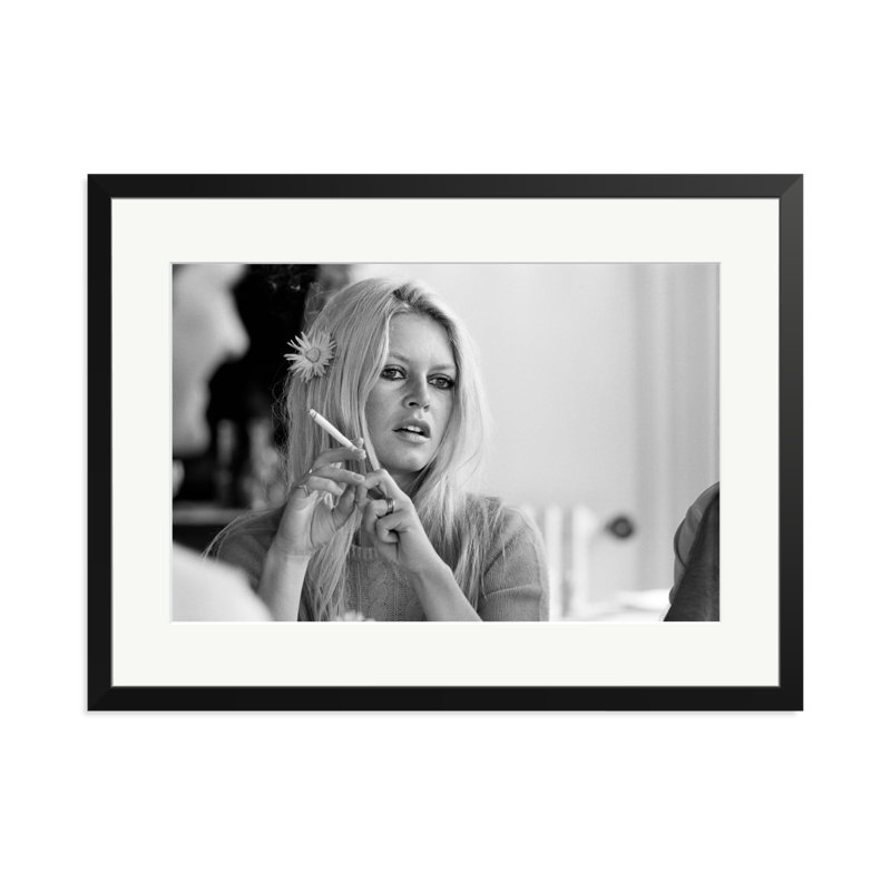 Bardot in Deauville, Black, 23" H x 31" W