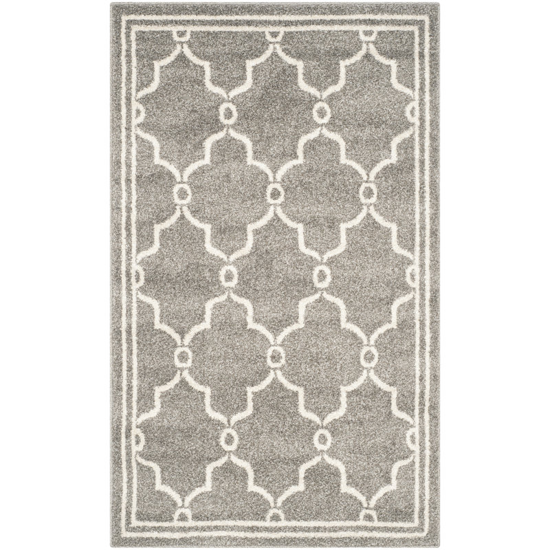 Tapis géométrique Clodfelter Performance, Rectangle 2 pi 6 po x 4 pi