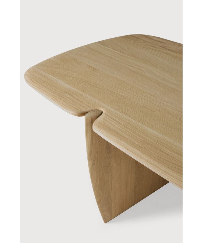 Pi Solid Wood Coffee Table, Oak