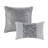 Elegant Grey Bedding Set, Polyester Comforter 8-piece Cal King For Home Decor