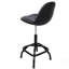 Tabouret de bar pivotant à 360 ° à hauteur réglable avec dossier haut, tabouret de comptoir moderne pour bar, magasin, cuisine