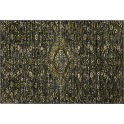 Premium Machine Washable Barry AMF1225 Medallion Rug