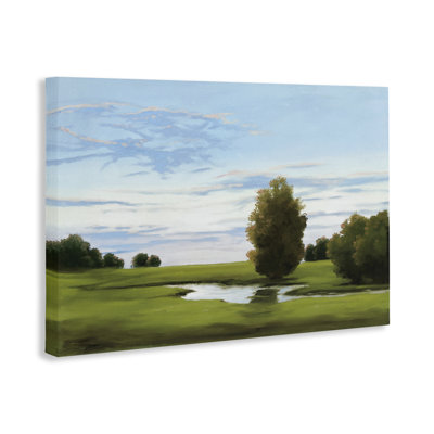 Evening Light Countryside Canvas, design by Julie Peterson