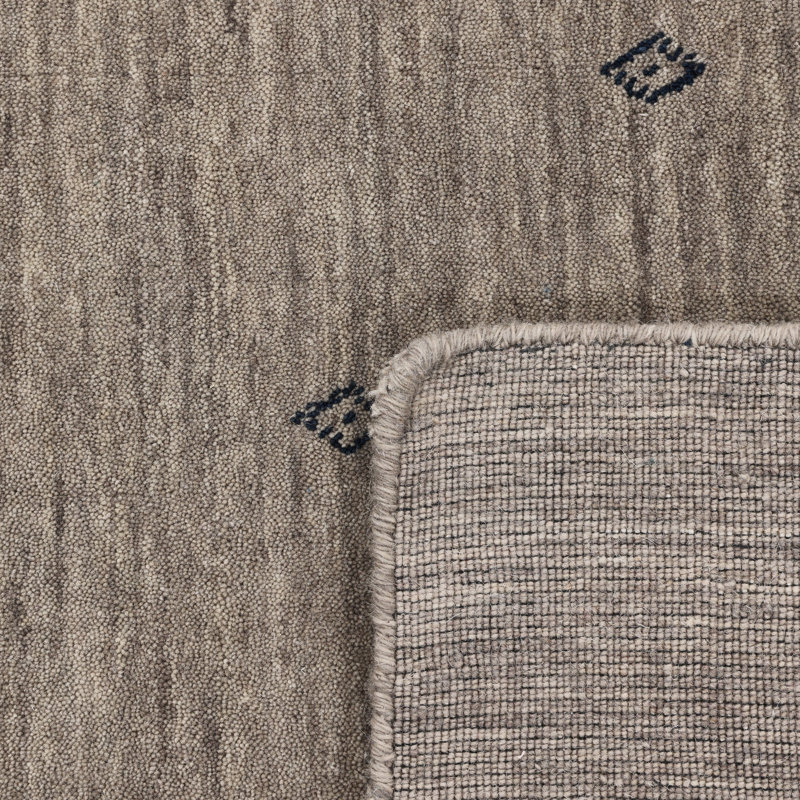 Simi Hand Knotted Cotton/Wool Southwestern Area Rug, Runner 2'6" x 8', Taupe