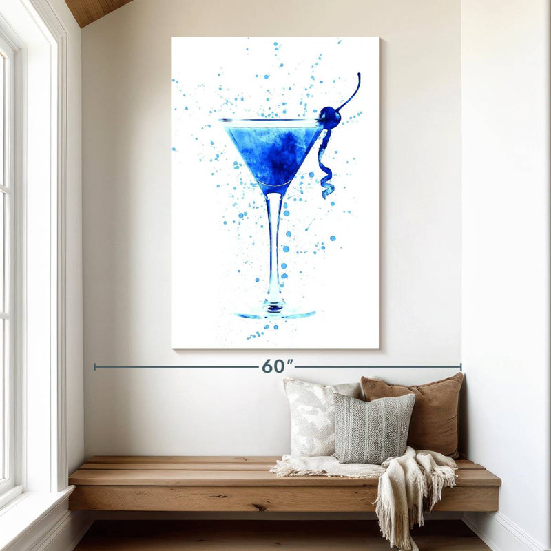 Yarlin Cocktail Drinks Glass I, H 51 po x l 34 po