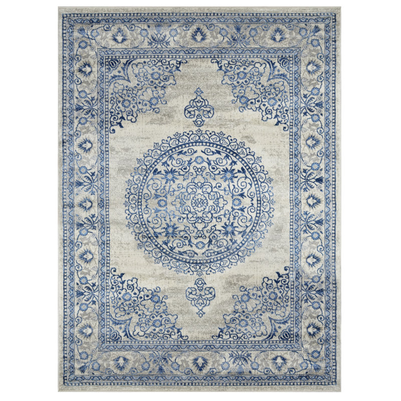 Hinderliter Oriental Sand Area Rug, Rectangle 5' x 7'