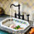 IVIGA Kitchen Faucet with Side Sprayer-120813599