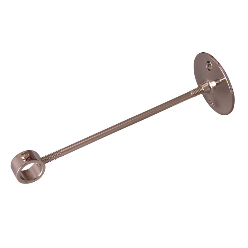 Shower Rod Wall Support, Polished Nickel