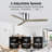54" Farmhouse Solid Wood Blades Propeller Flush Mount Ceiling Fan without Lights, 6-Speed Reversible DC Motor, Timer, Remote Control Included-1882690669