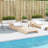  Sun Lounger Natural Wood Solid Douglas Wood 80.7 X 27.6 X 12.4 In-2057260713