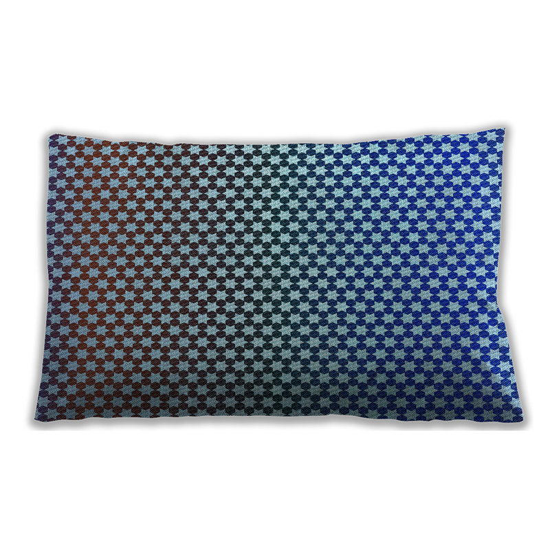 Patterned 2283  Throw Pillow, Synthetic, Red