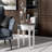 Roddey Glass Mirrored End Table
