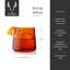 Aurora Amber Cocktail Tumblers