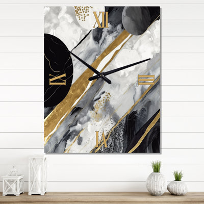 Jance - Abstract Marble Wall Clock