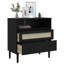 80cm Sideboard Rattan Look-93314882