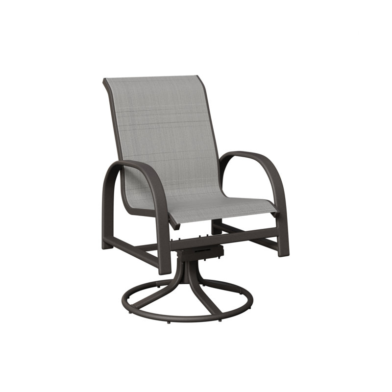 Chaise berçante berçante pivotante Berlin Gardens, Charm platine, Graphite moucheté