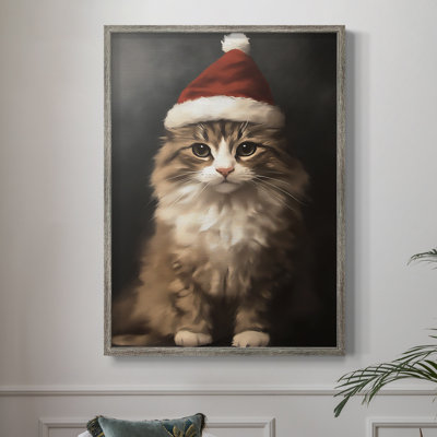 «Christmas Holiday Art», série 2, reproduction encadrée LVI - bois massif XMAI81834