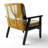 Crossing Paths I - Upholstered Modern Accent Arm Chair-317049758