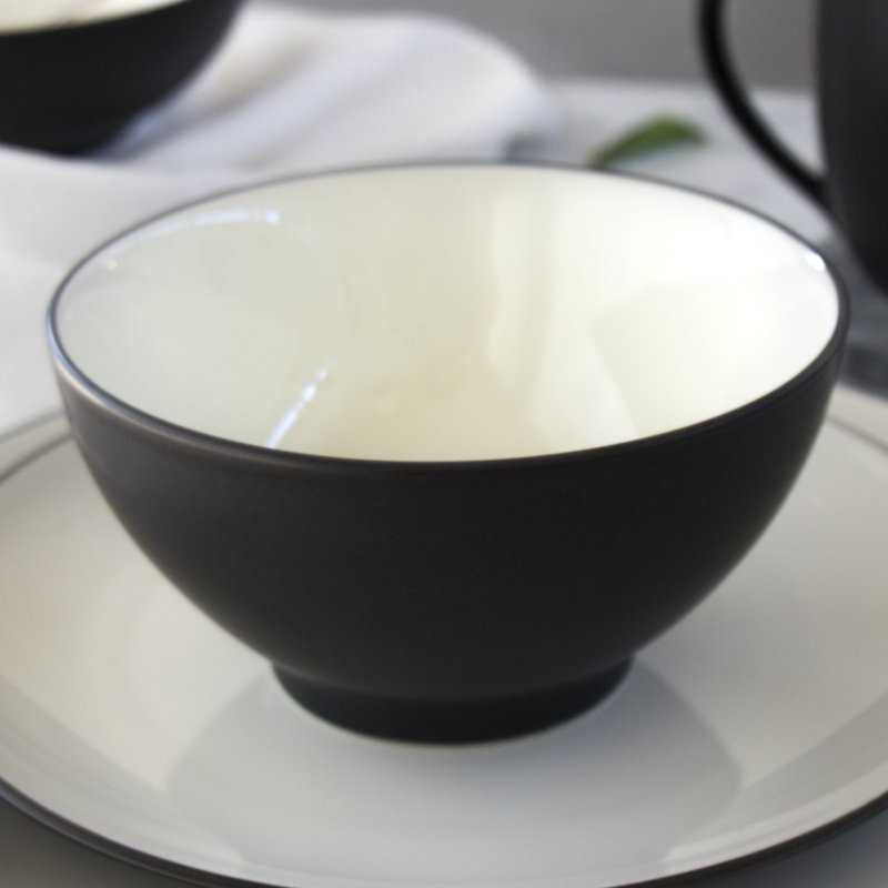 Noritake Colorwave 24-Piece Dinnerware Set, Service for 4, Graphite