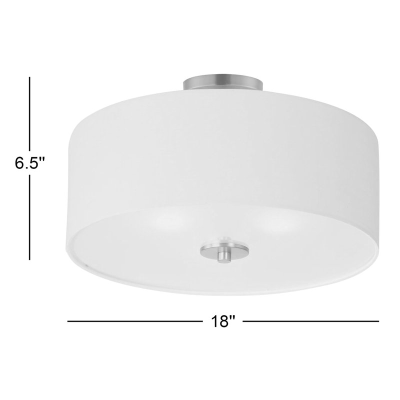 Juna 3 - Light Brass Drum Pendant