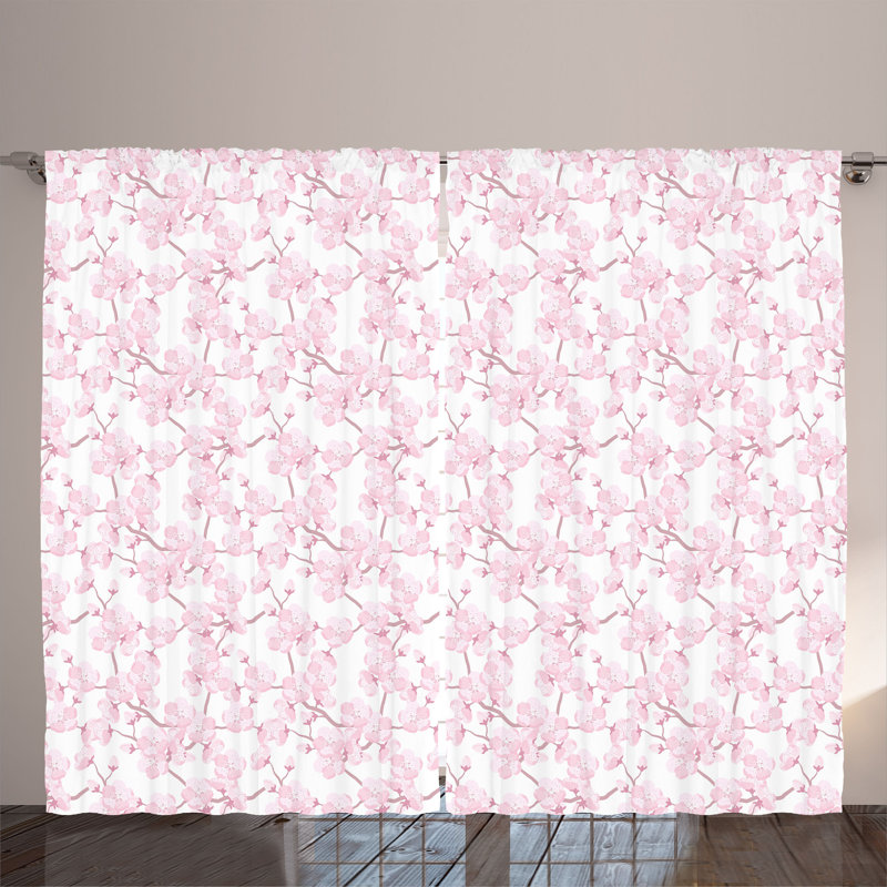 Semi Sheer Curtain Pair