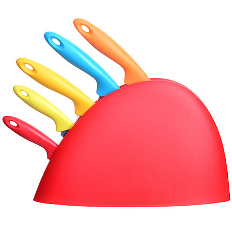 Mayer & Boch 5 Piece Stainless Steel Knife Block Set