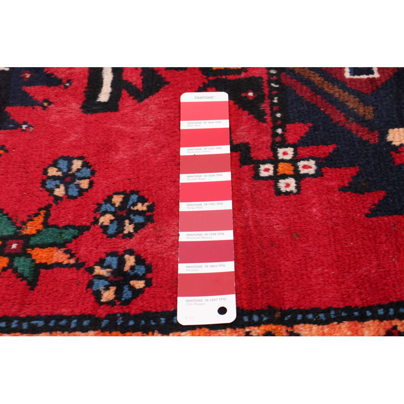 Tapis rouge nouvel âge 3 pi 10 po x 6 pi 2 po Aylissa