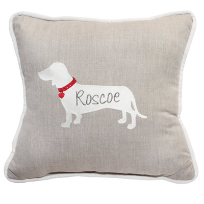 Pet Personalized Pillows Square Indoor/Outdoor Pillow Cover & Insert