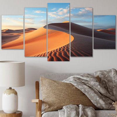 Ensemble de décorations murales en métal Desert Glamis Sand Dunes II - Paysages
