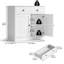 Buffet avec tiroir Marta Shaker - l 31,5 po x P 15,7 po x H 31,5 po-124541796