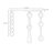 Nut-brown Solid Wood Console Table-438137832